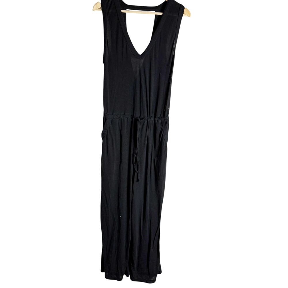 Becca Rebecca Virtue Beach Date Wide Leg V-Neck Coverup Jumpsuit - Picture 4 of 10
